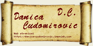 Danica Čudomirović vizit kartica